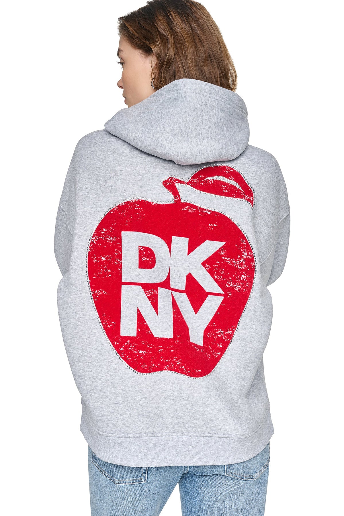 OVERSIZED BIG APPLE LOGO HOODIE