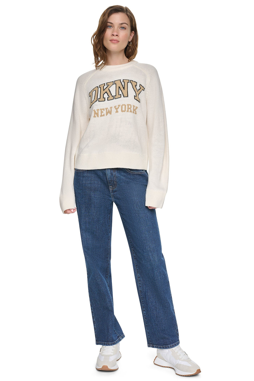 BELL SLEEVE RAGLAN LOGO SWEATER