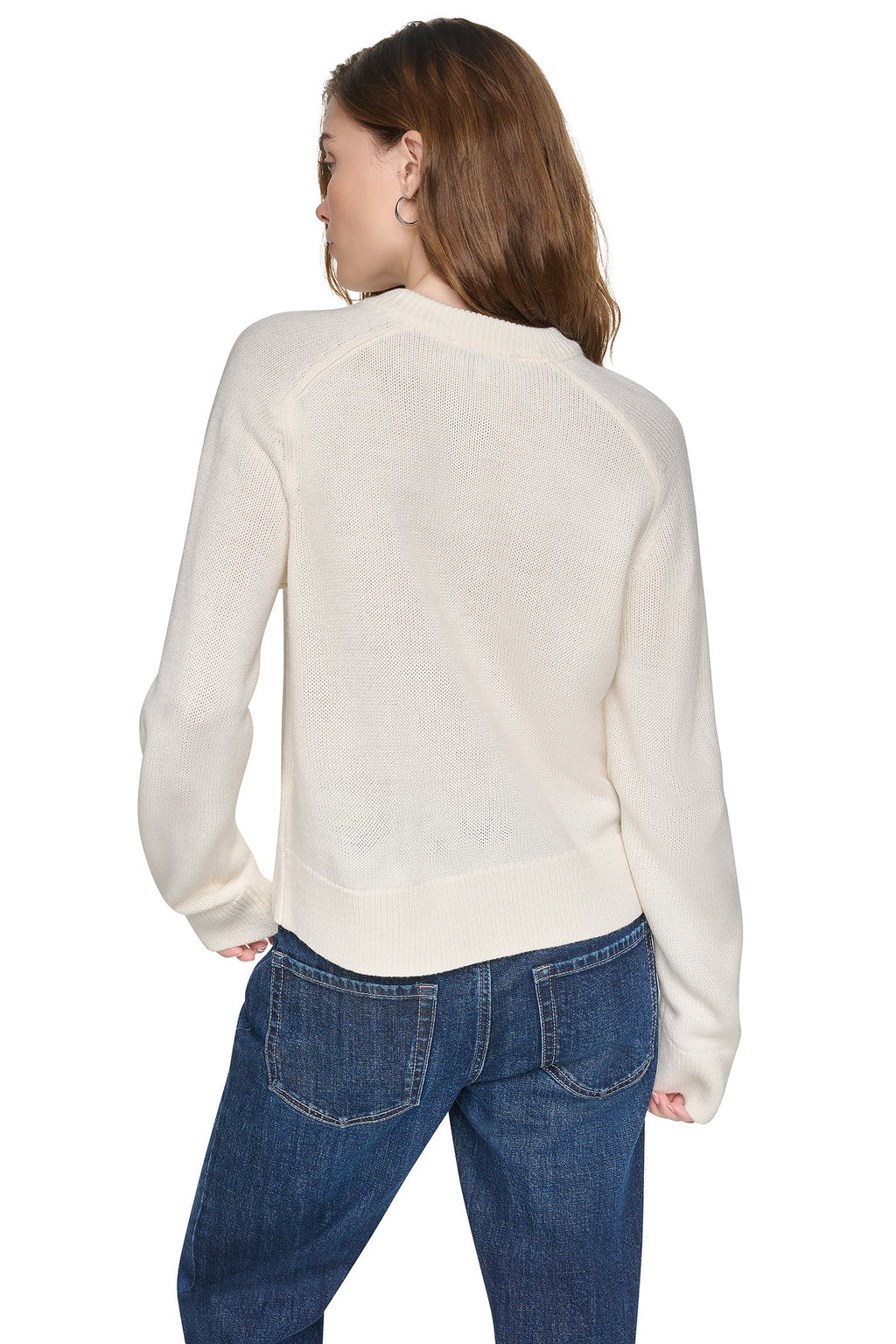 BELL SLEEVE RAGLAN LOGO SWEATER