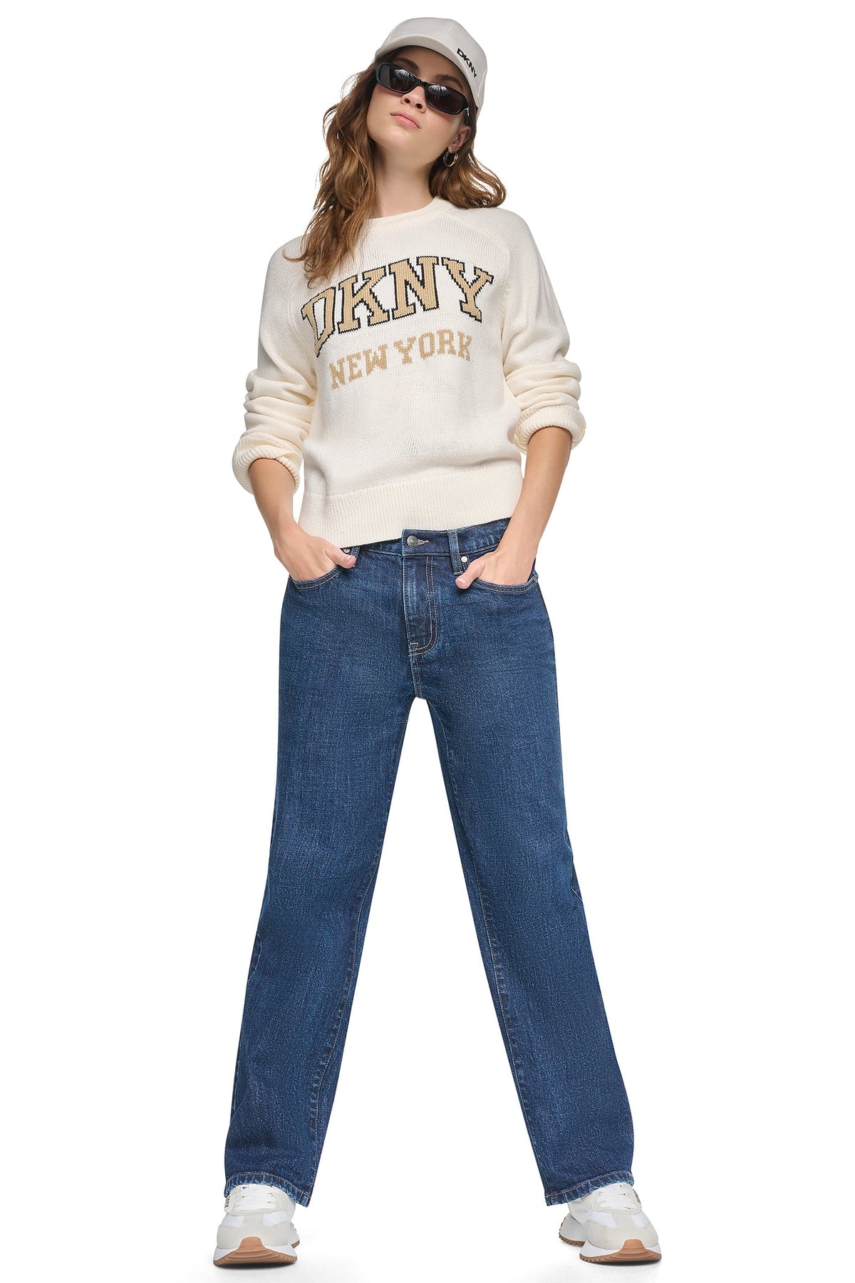 BELL SLEEVE RAGLAN LOGO SWEATER