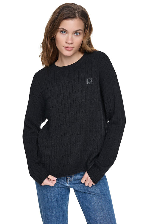 CABLE KNIT SWEATER