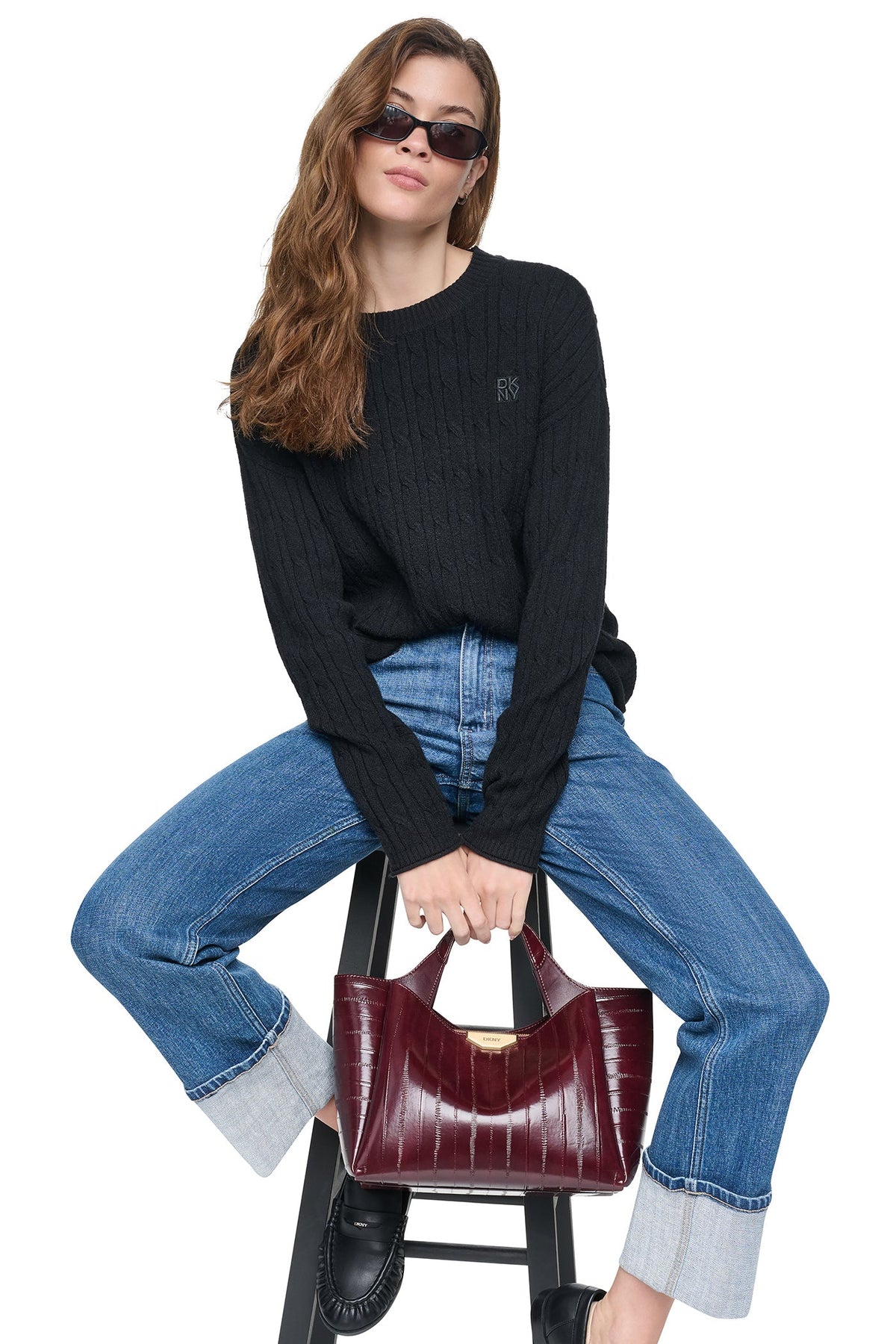 CABLE KNIT SWEATER