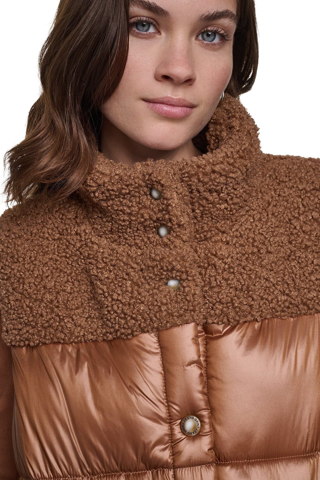 SHERPA MIX MOCK NECK VEST