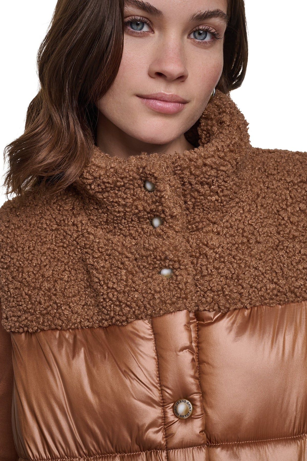 SHERPA MIX MOCK NECK VEST