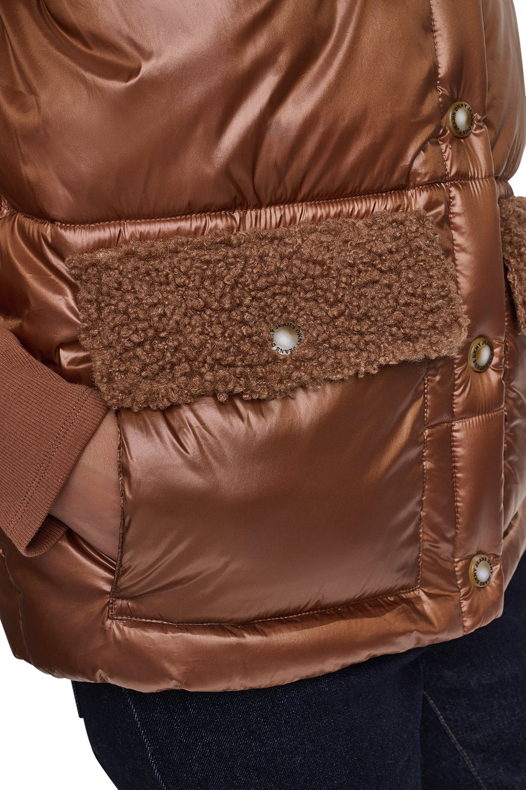 SHERPA MIX MOCK NECK VEST
