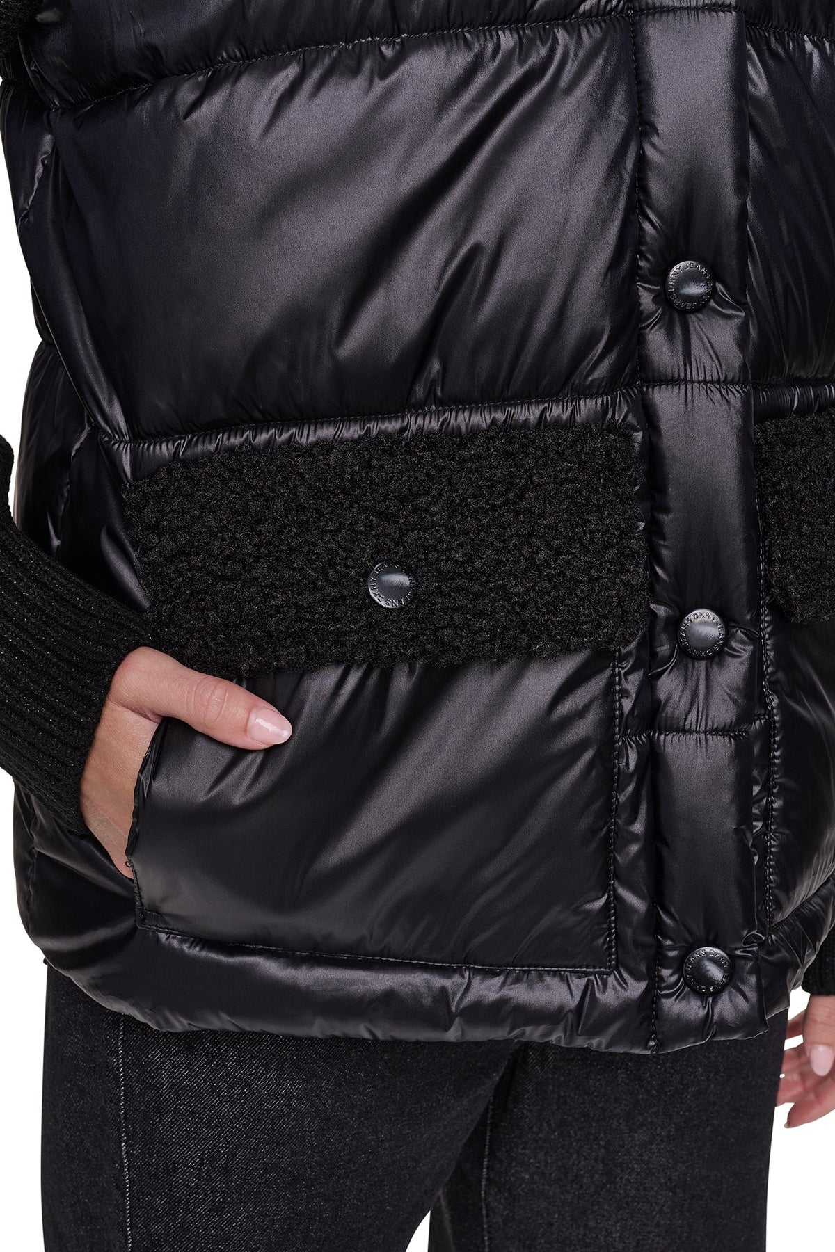 SHERPA MIX MOCK NECK VEST