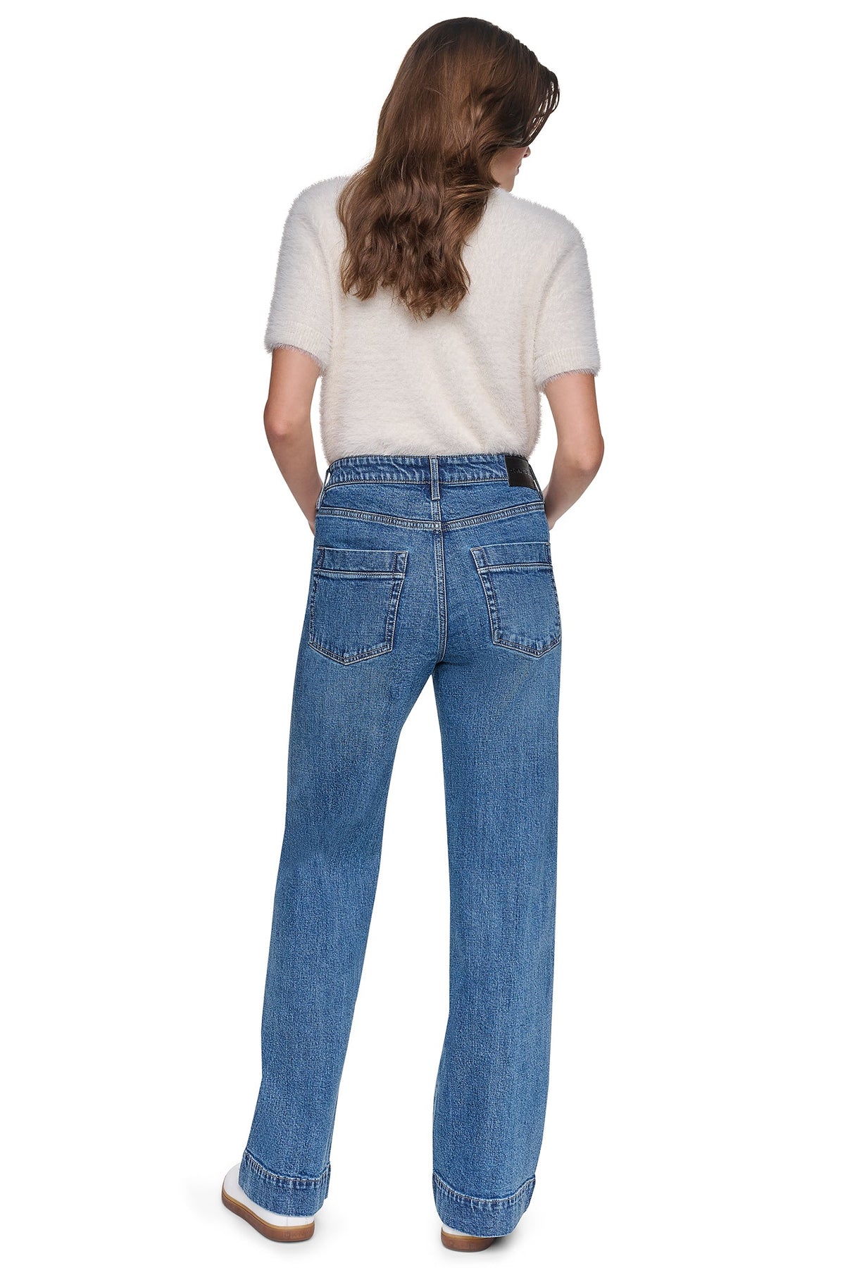 HIGH-RISE FORWARD SEAM WIDE LEG