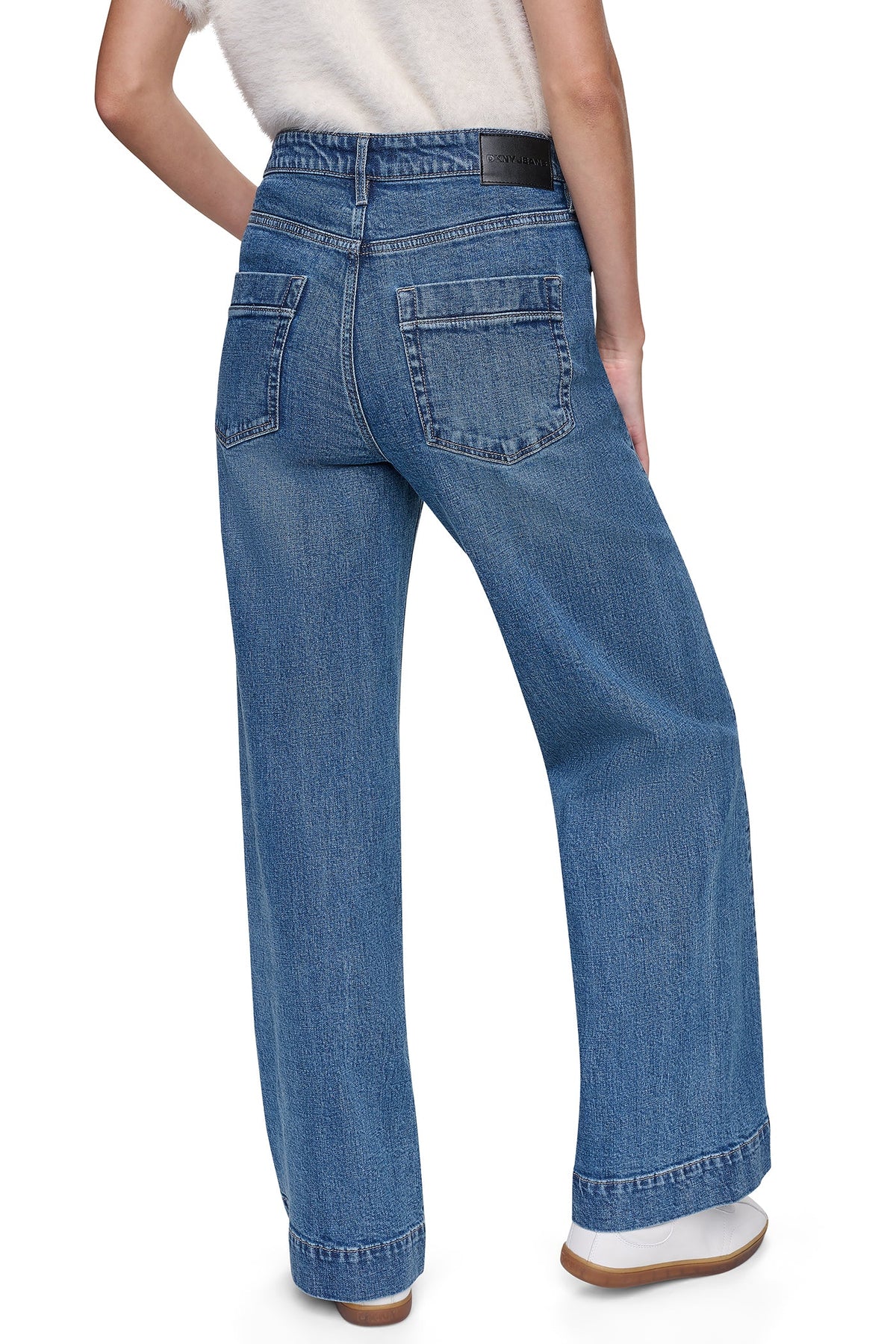 HIGH-RISE FORWARD SEAM WIDE LEG
