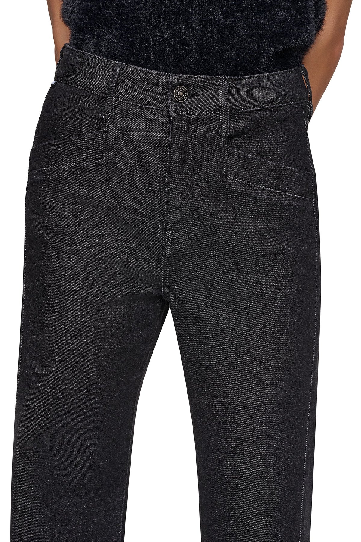HIGH-RISE FORWARD SEAM WIDE LEG
