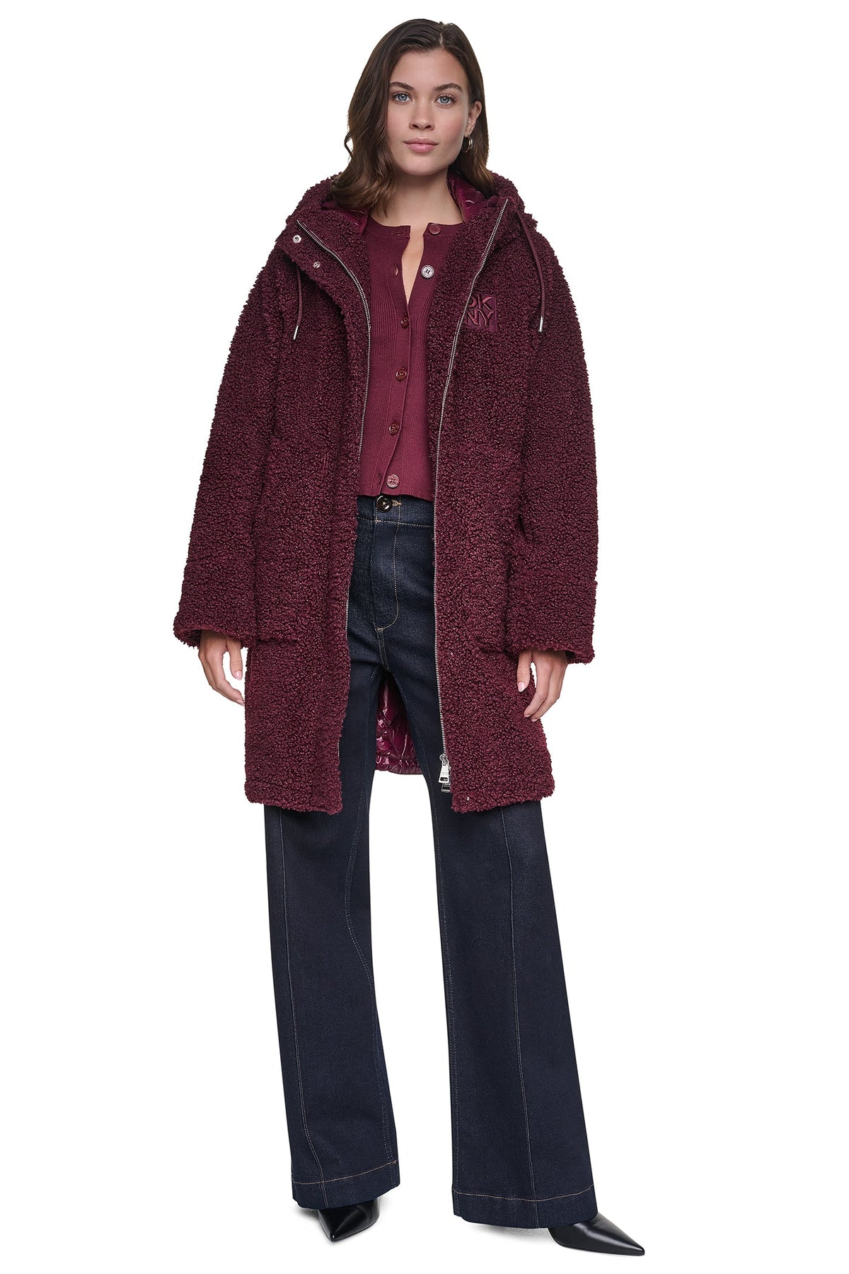 SHERPA MIXED MEDIA HOODED JACKET