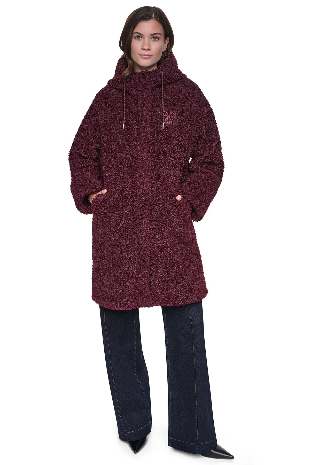 SHERPA MIXED MEDIA HOODED JACKET