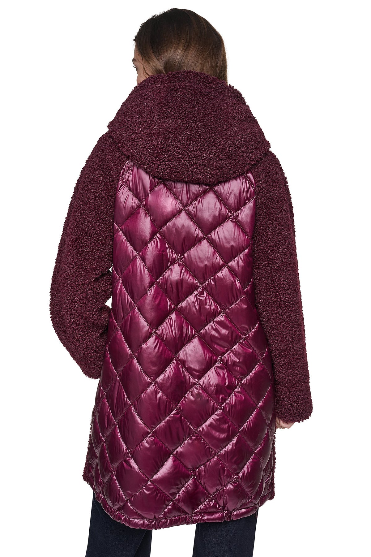 SHERPA MIXED MEDIA HOODED JACKET