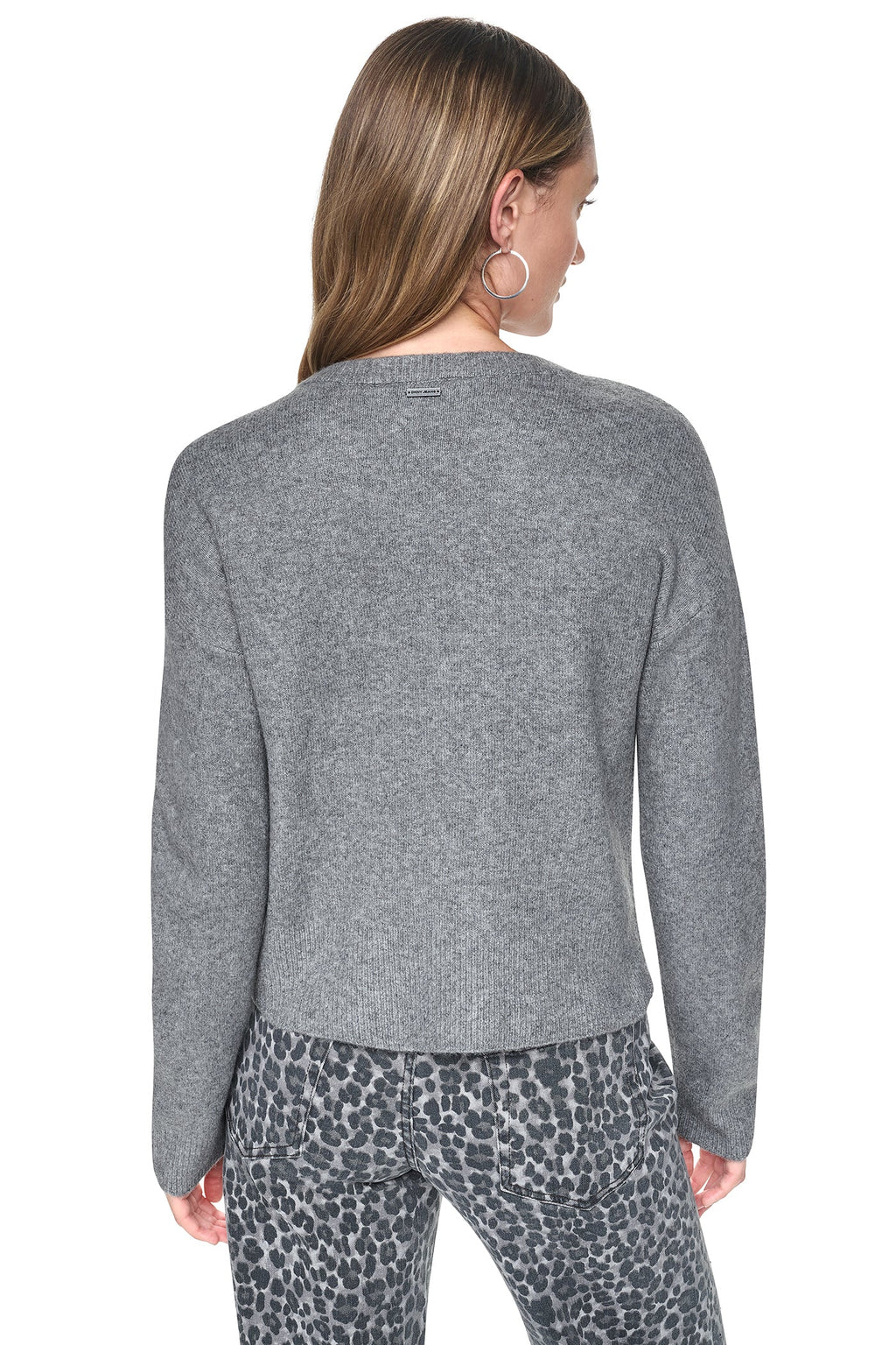 ASSYMETRIC BUTTON HEM CARDIGAN