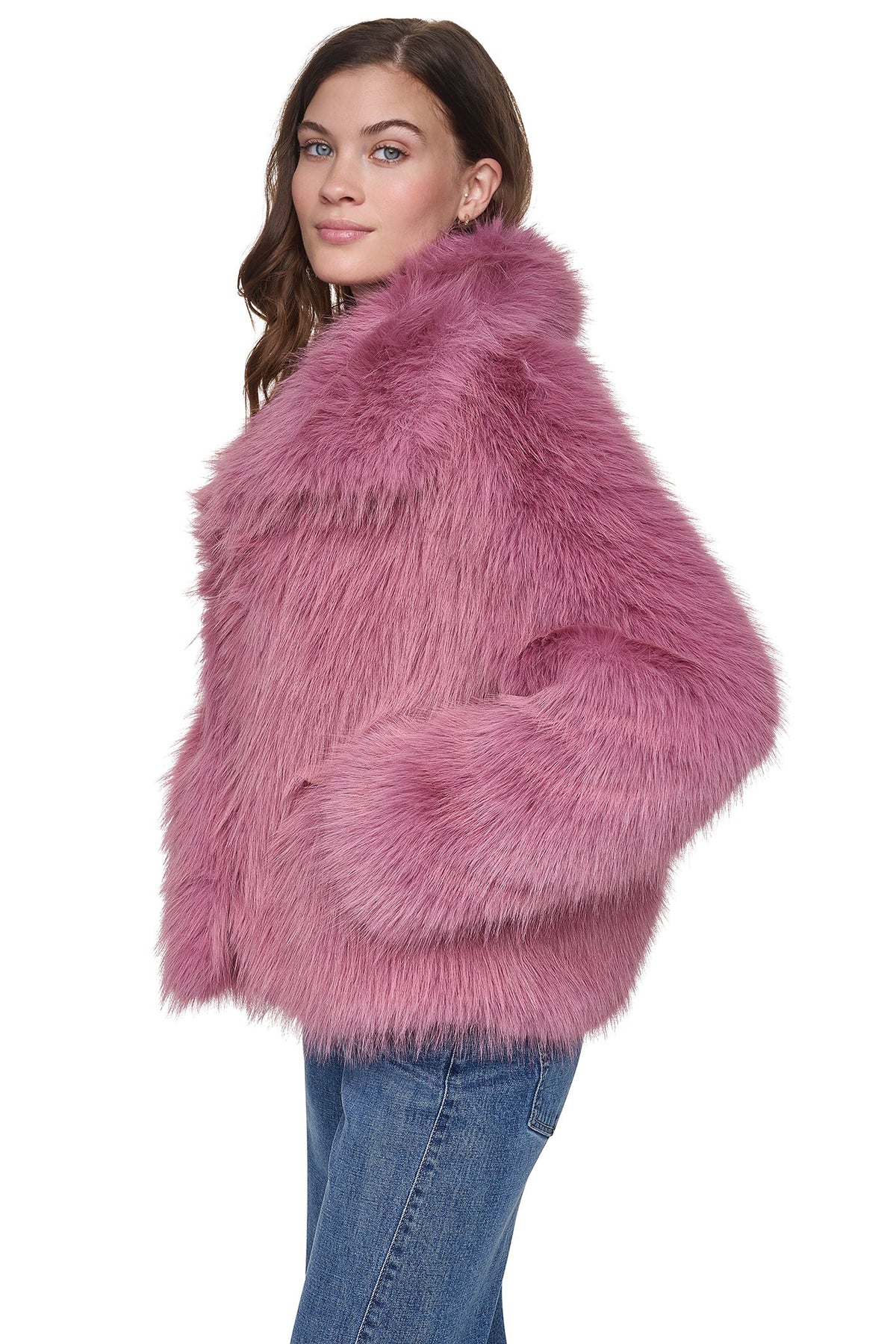 SHORT FAUX FUR JACKET