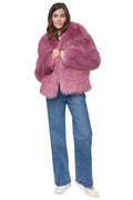 SHORT FAUX FUR JACKET
