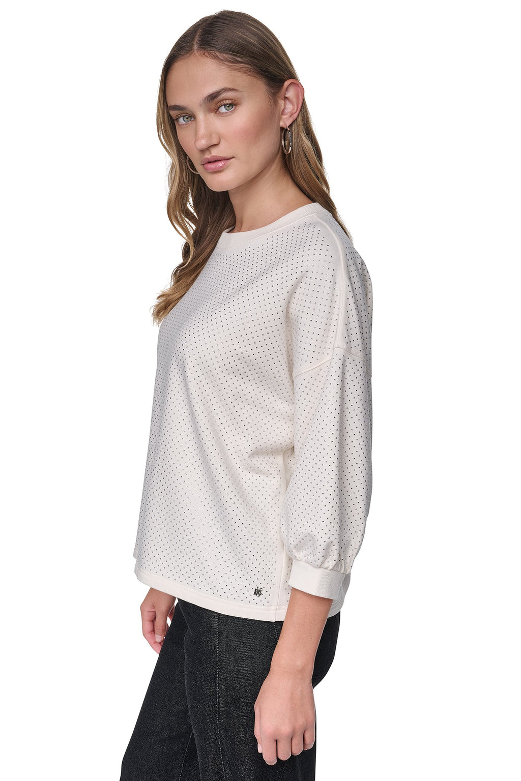 RHINESTONE SWEATSHIRT