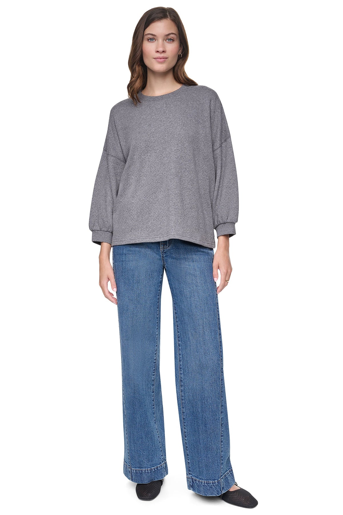RHINESTONE SWEATSHIRT