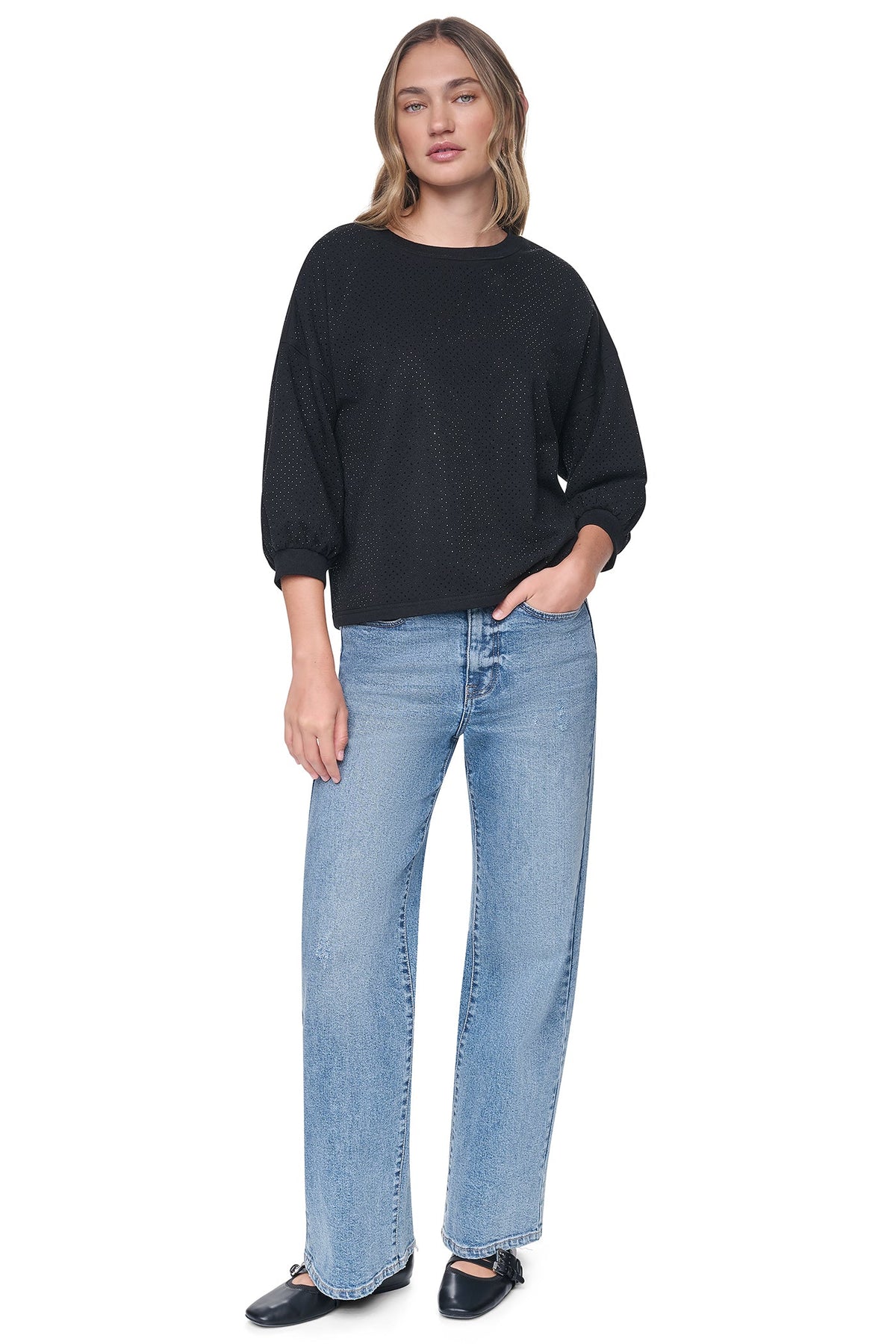 RHINESTONE SWEATSHIRT