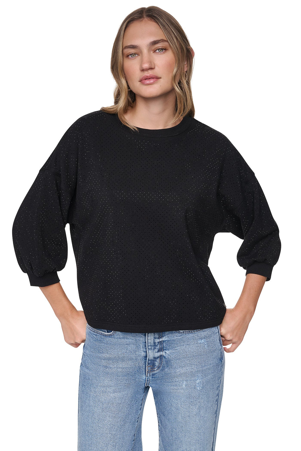 RHINESTONE SWEATSHIRT