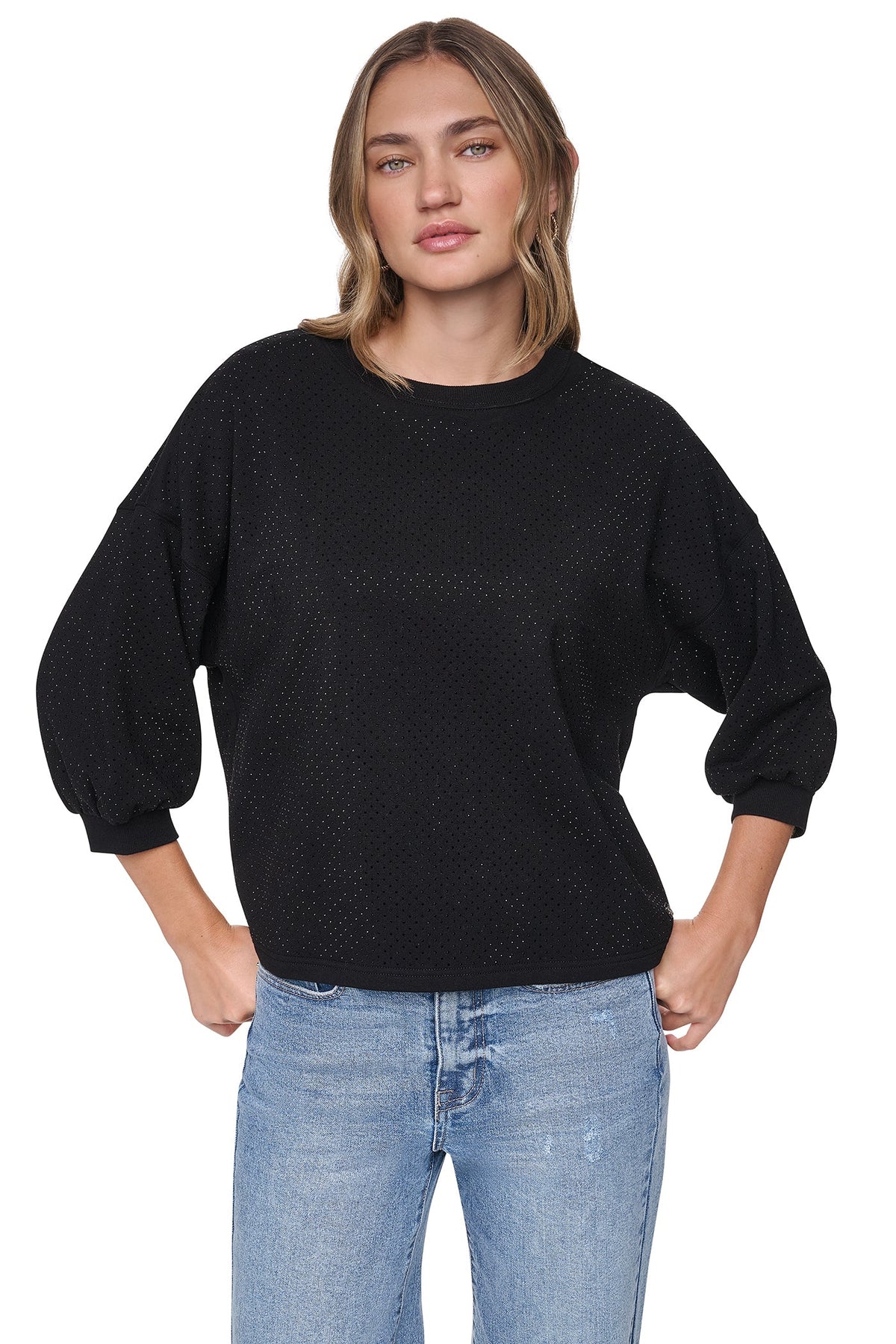 RHINESTONE SWEATSHIRT