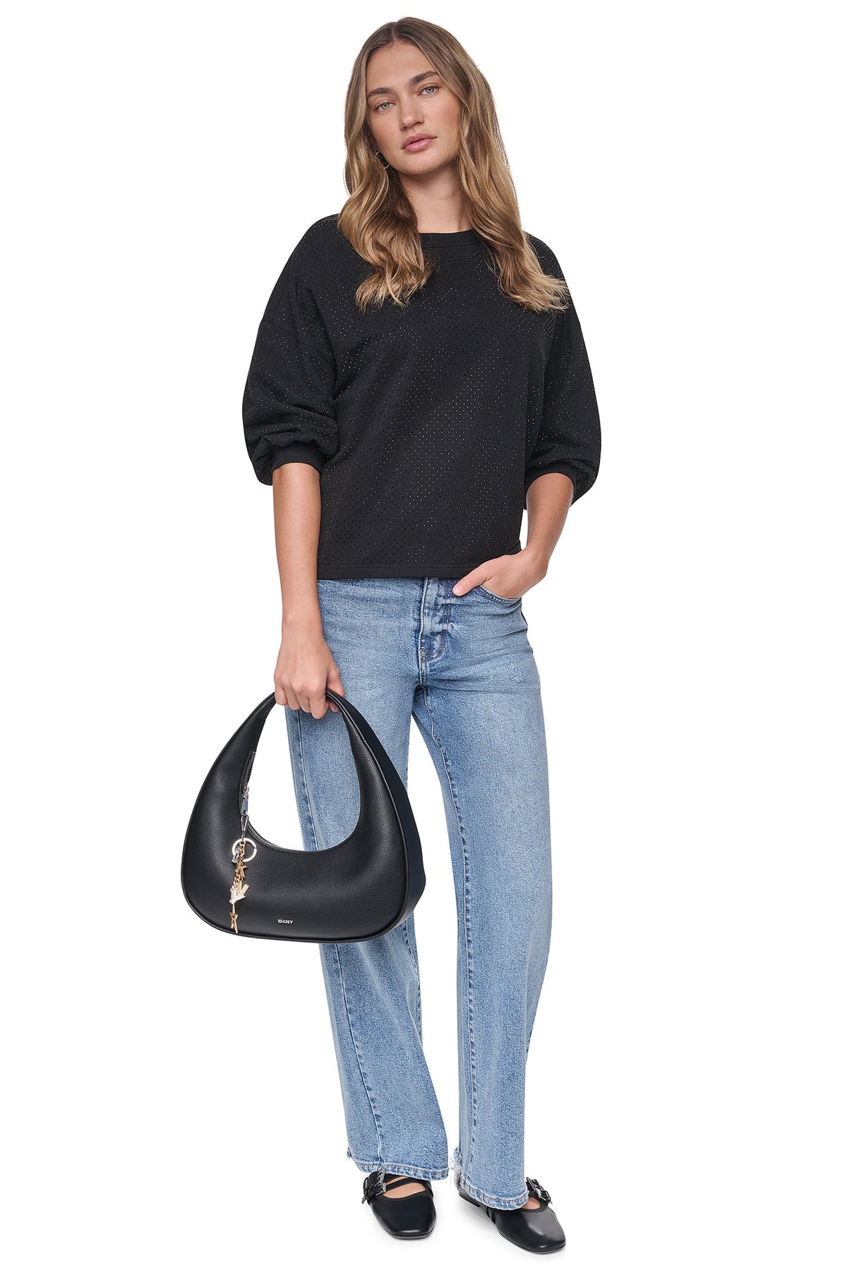 RHINESTONE SWEATSHIRT