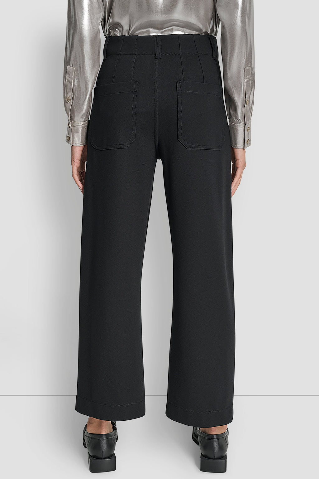 CROPPED HIGH-RISE WIDE-LEG PANT