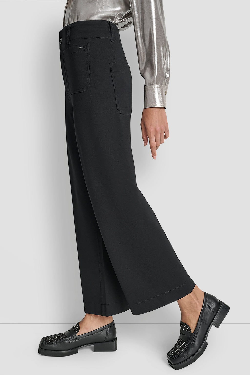 CROPPED HIGH-RISE WIDE-LEG PANT
