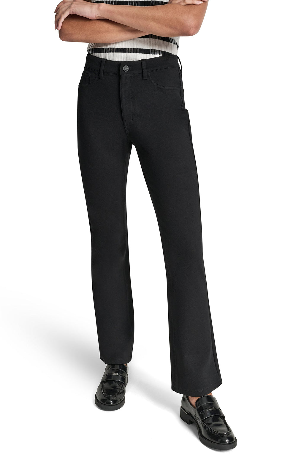 MID-RISE SLIM BOOTCUT PANT