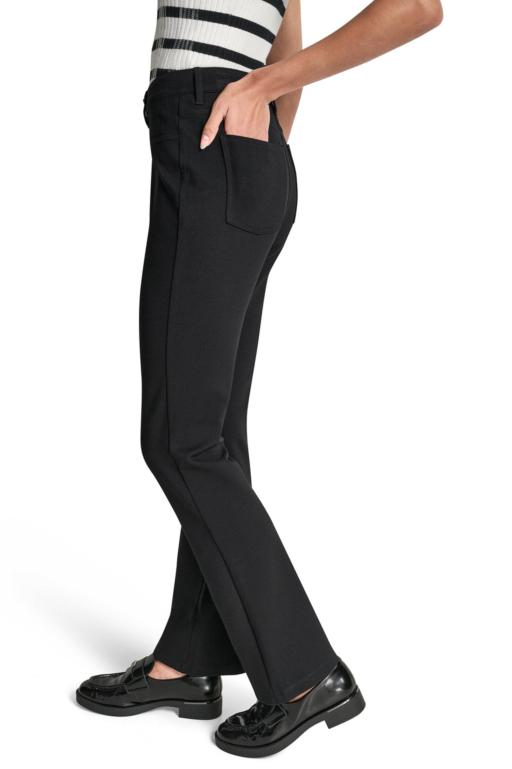 MID-RISE SLIM BOOTCUT PANT