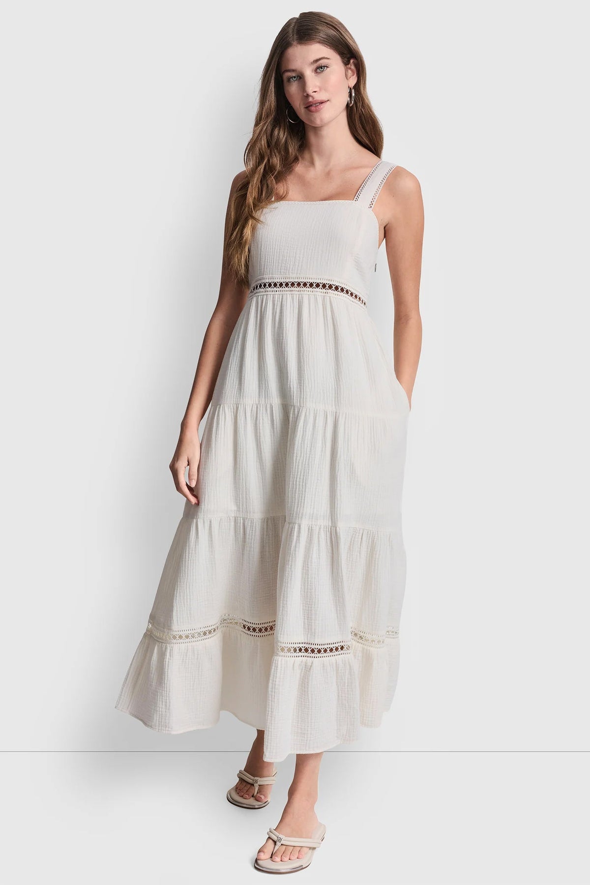 TIERED TANK MAXI DRESS