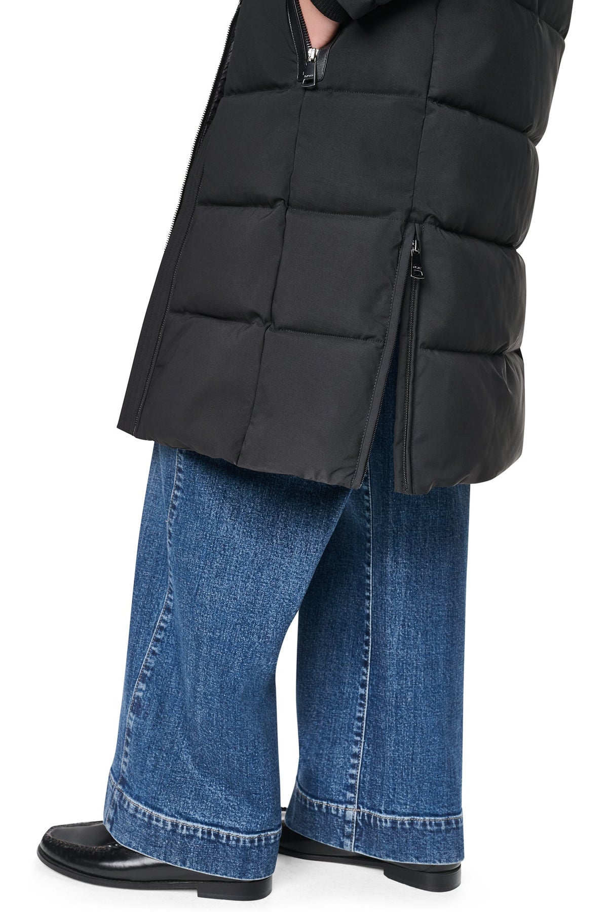MAXI PUFFER COAT WITH HOOD