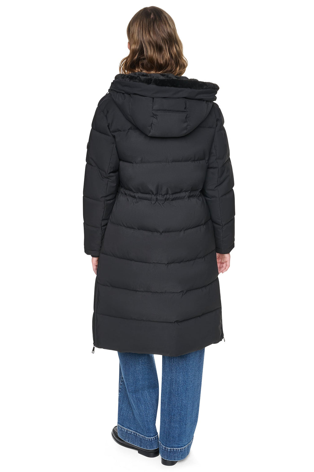 MAXI PUFFER COAT WITH HOOD
