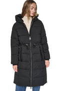 MAXI PUFFER COAT WITH HOOD
