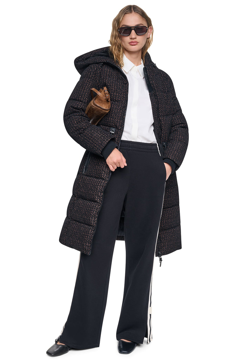 MAXI PUFFER COAT WITH HOOD