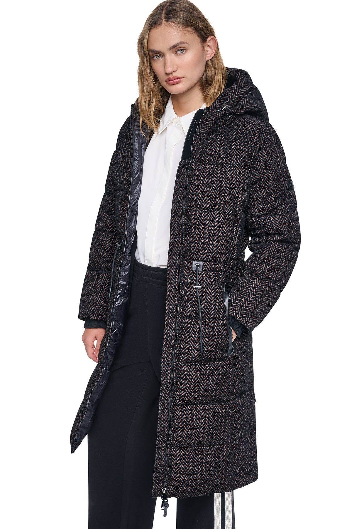 MAXI PUFFER COAT WITH HOOD