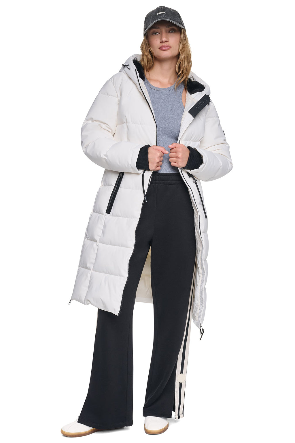 MAXI PUFFER COAT WITH HOOD