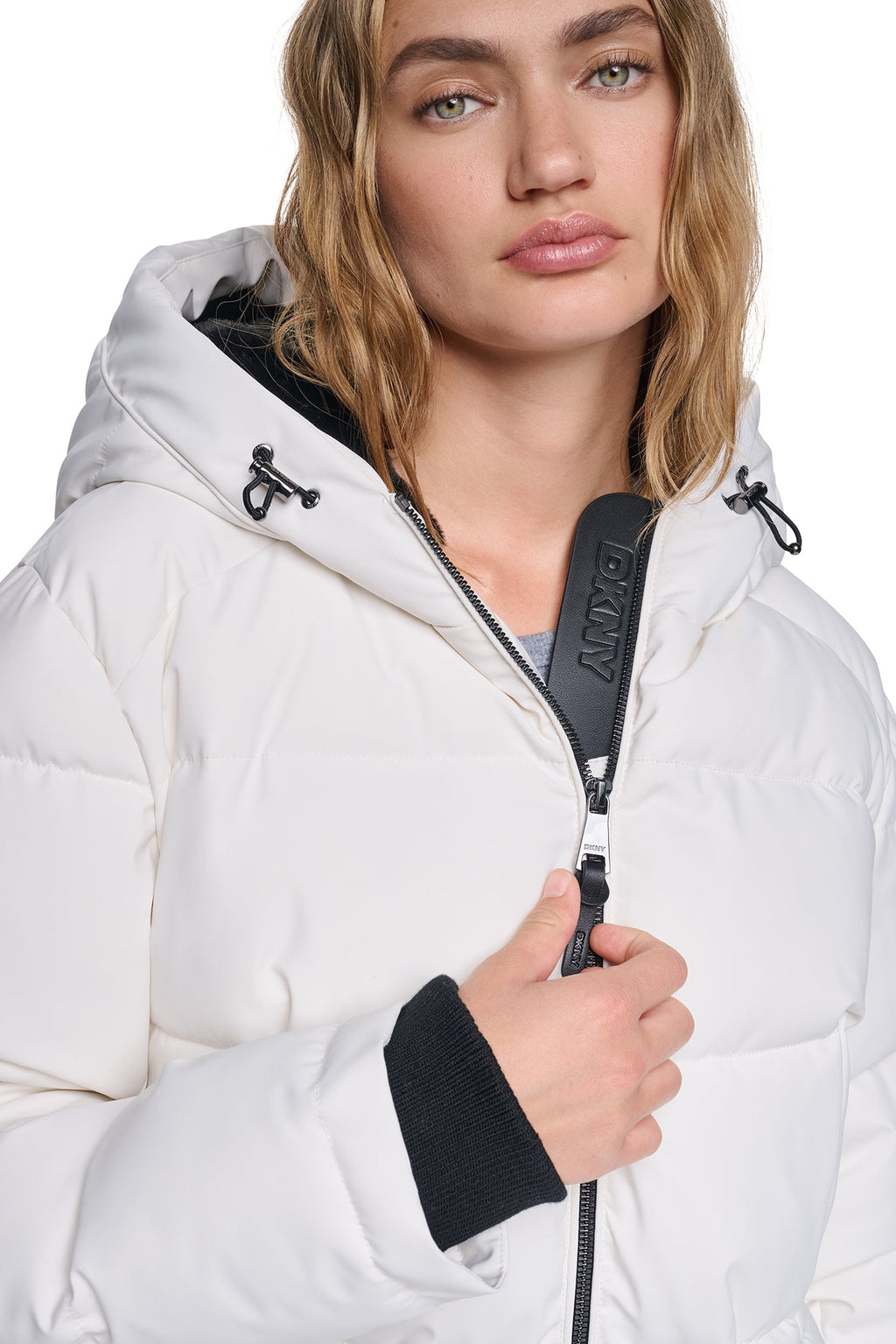 MAXI PUFFER COAT WITH HOOD