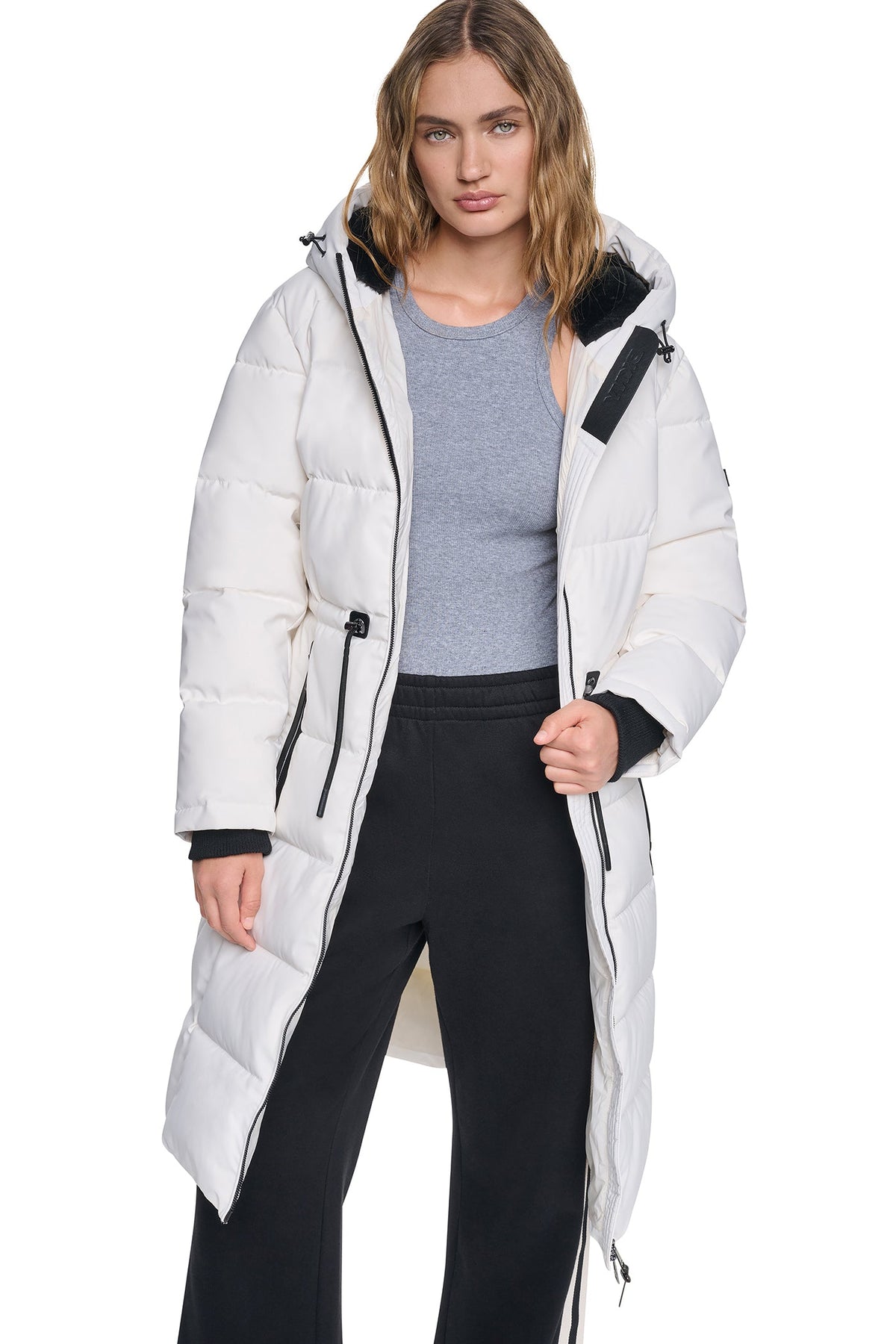 MAXI PUFFER COAT WITH HOOD
