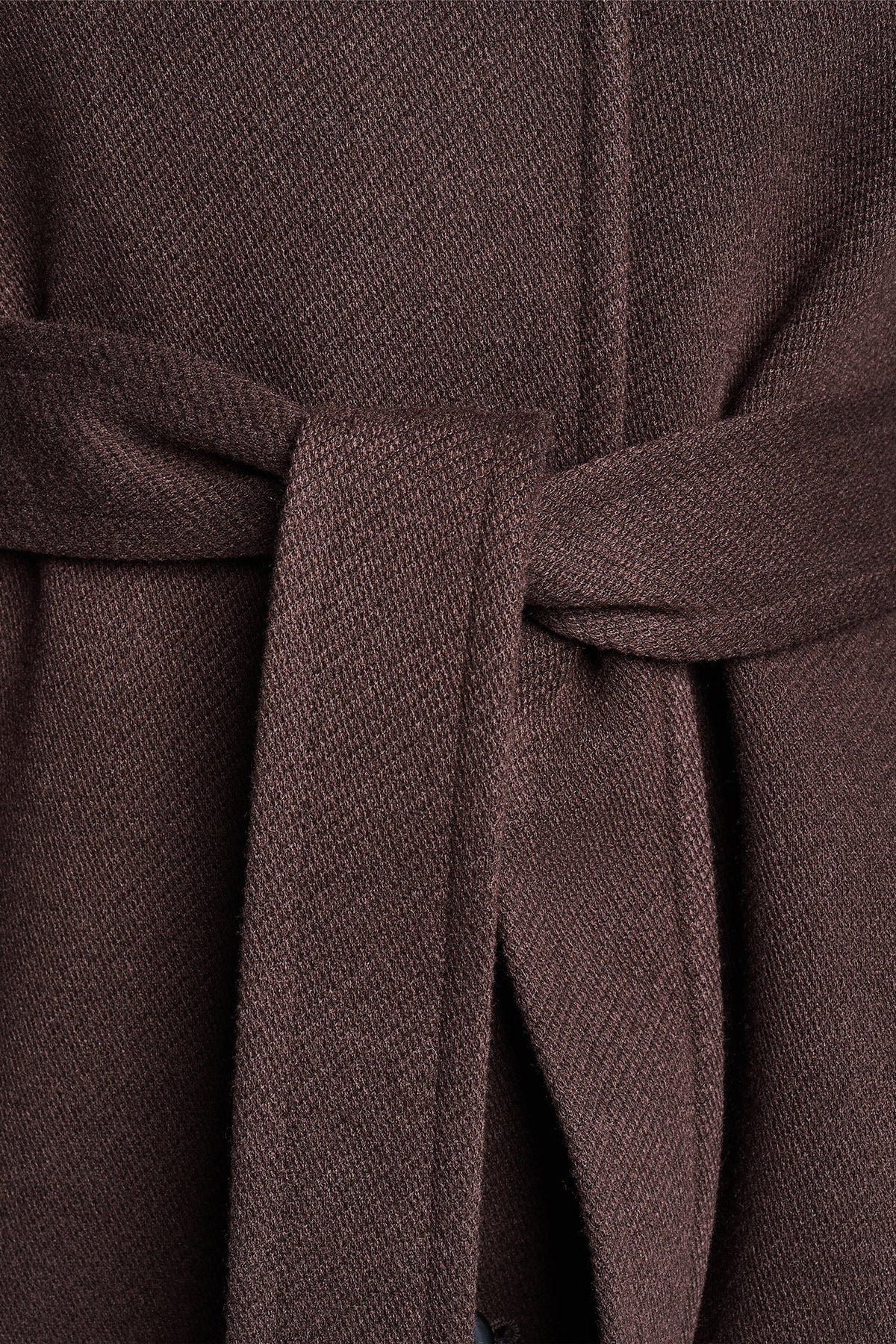 TWILL COAT WITH FUR COLLAR