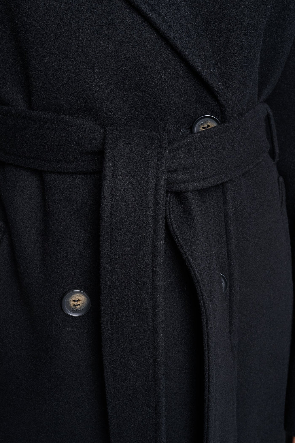 DOUBLE BREASTED WRAP COAT