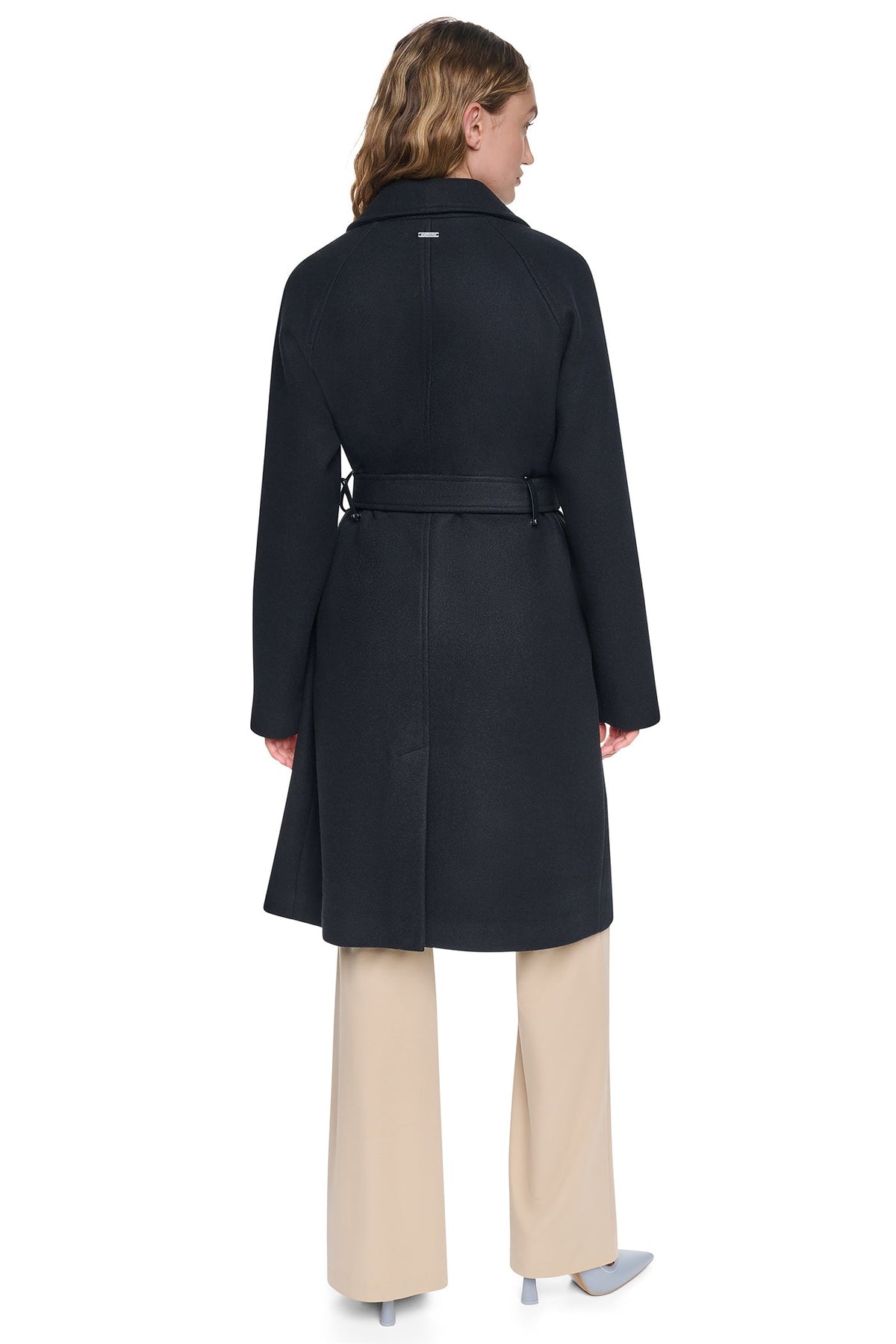 DOUBLE BREASTED WRAP COAT