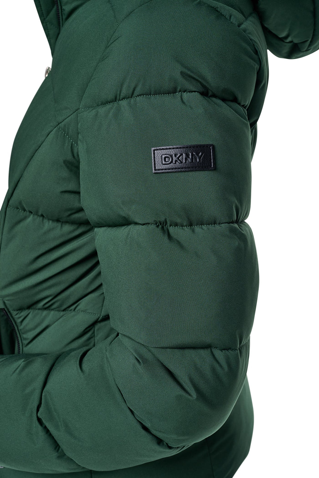 STRETCH HOODED PUFFER JACKET