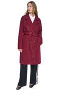 DOUBLE BREASTED WRAP COAT