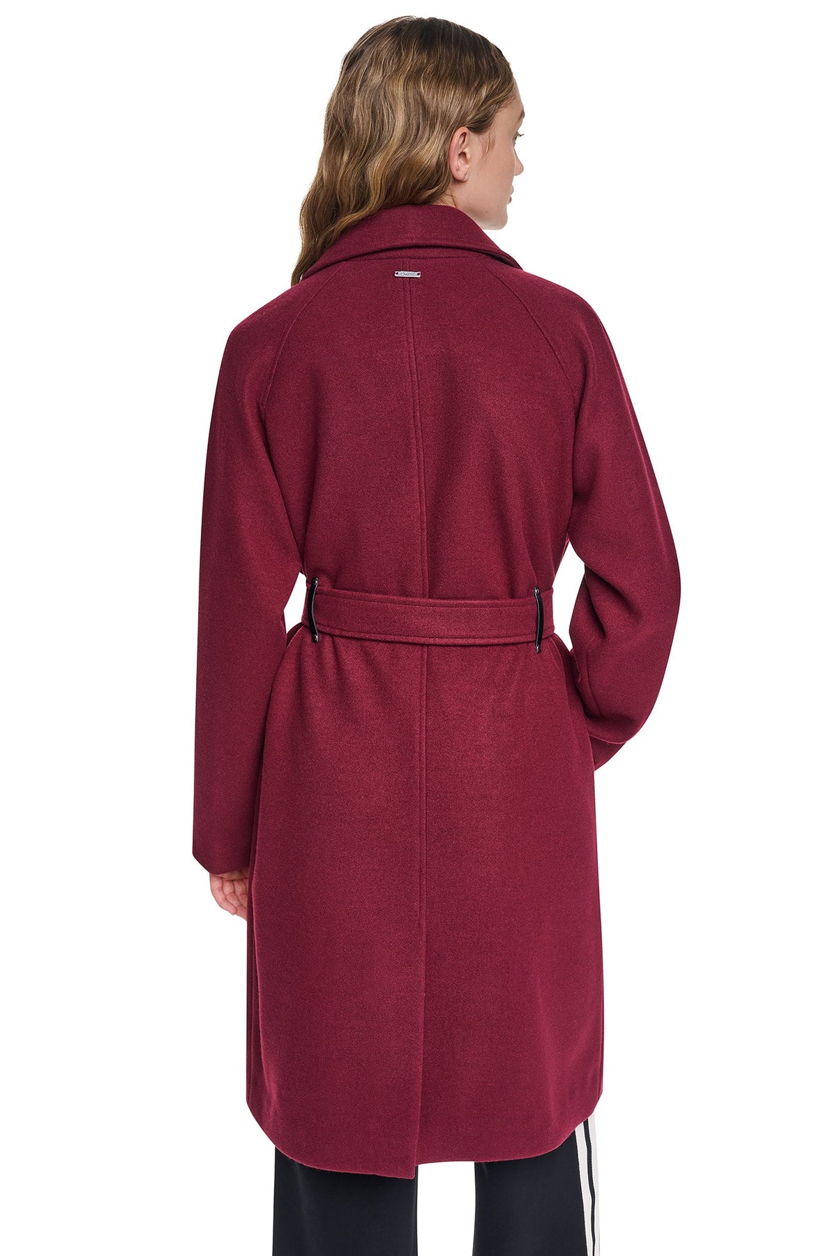 DOUBLE BREASTED WRAP COAT