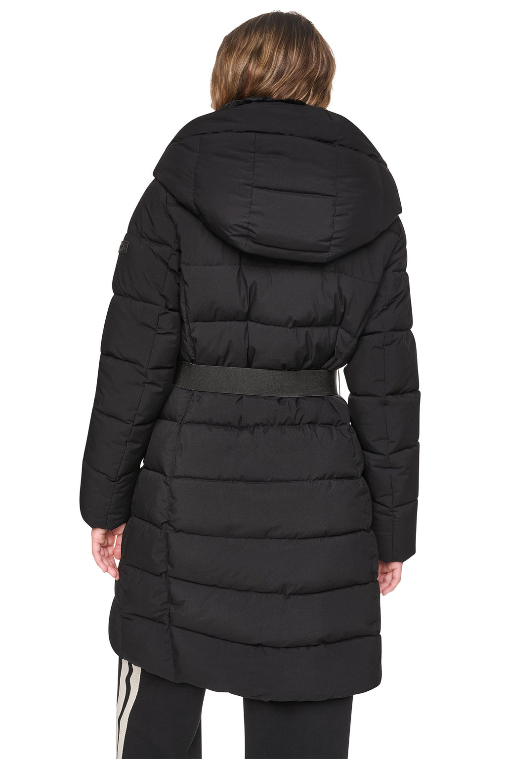 LONG BELTED LAYERED PUFFER