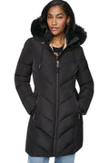 WALKER WITH FAUX FUR LINED HOOD
