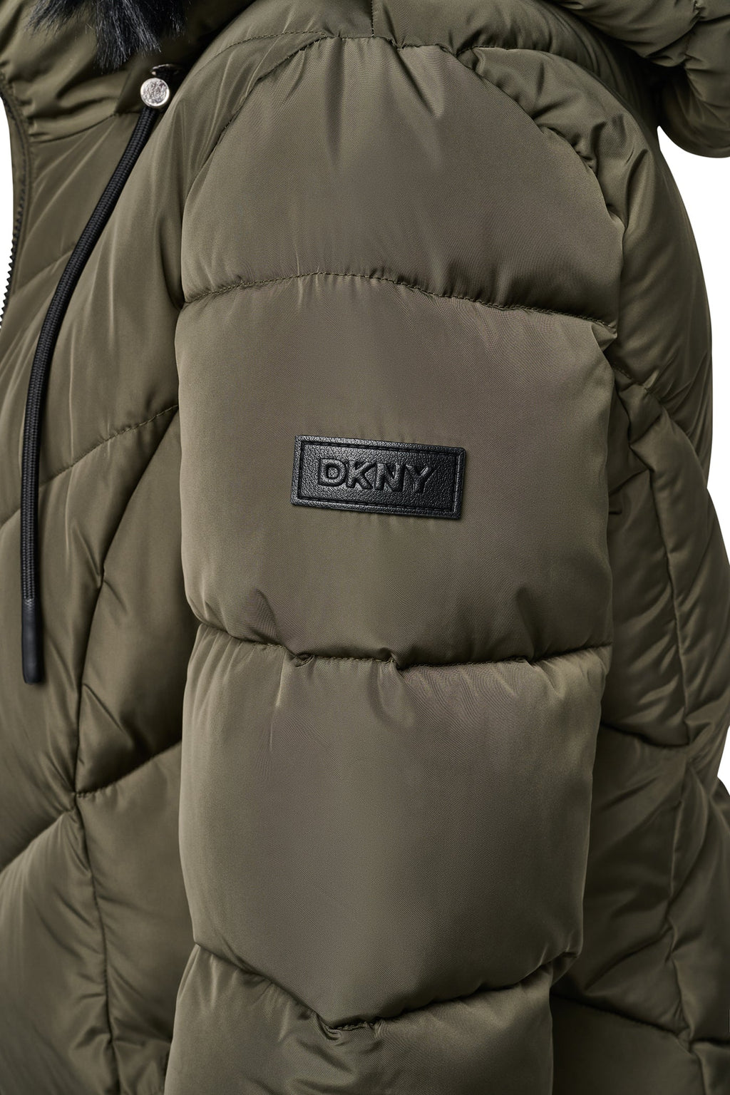 WALKER WITH FAUX FUR LINED HOOD
