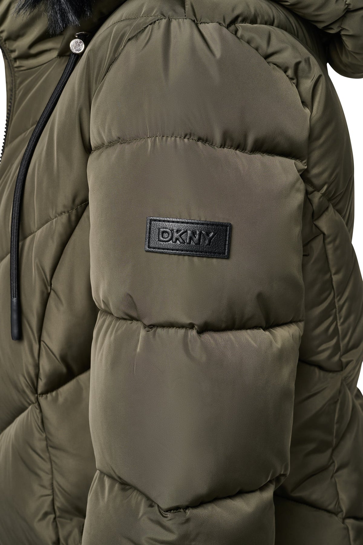 WALKER WITH FAUX FUR LINED HOOD