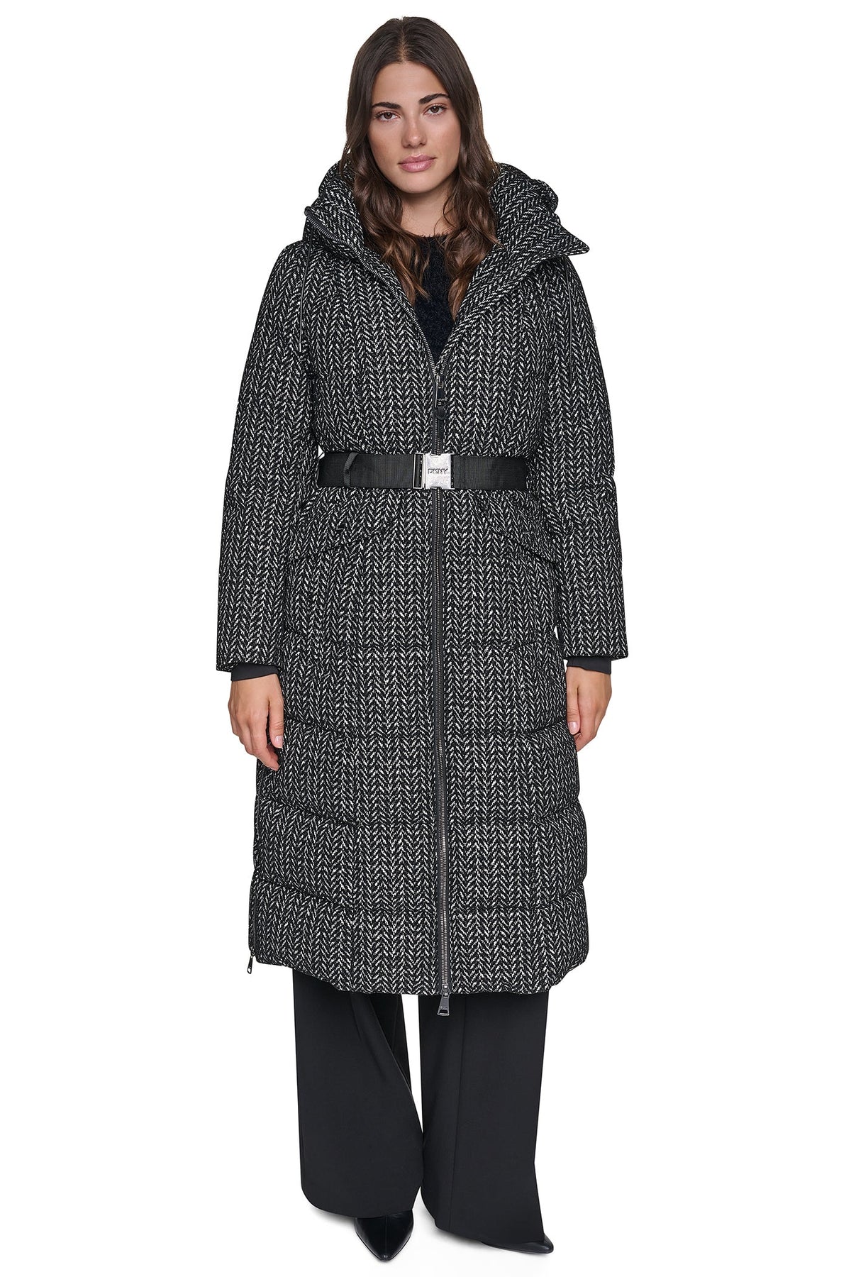MAXI PUFFER WITH BELT