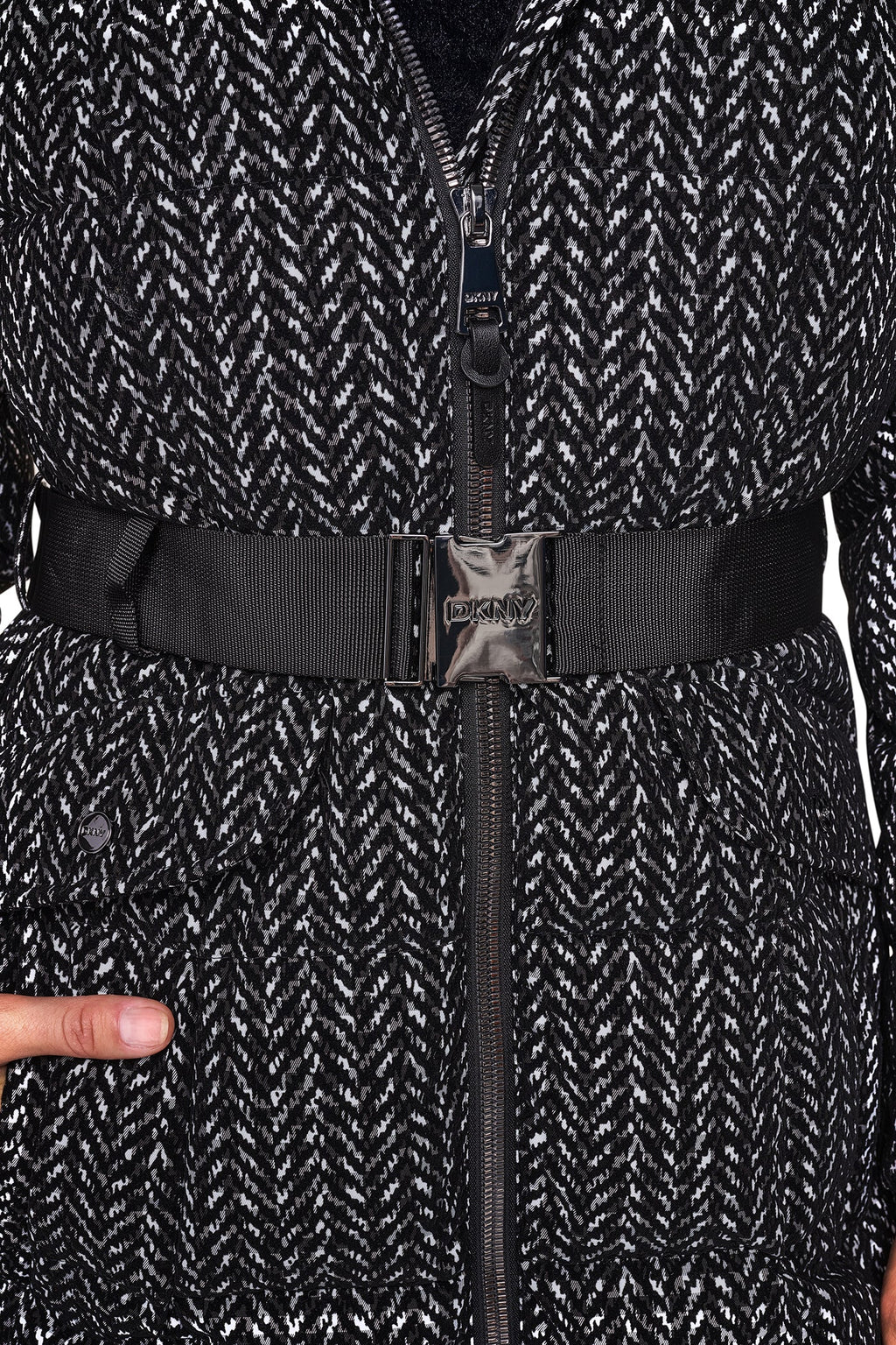 MAXI PUFFER WITH BELT